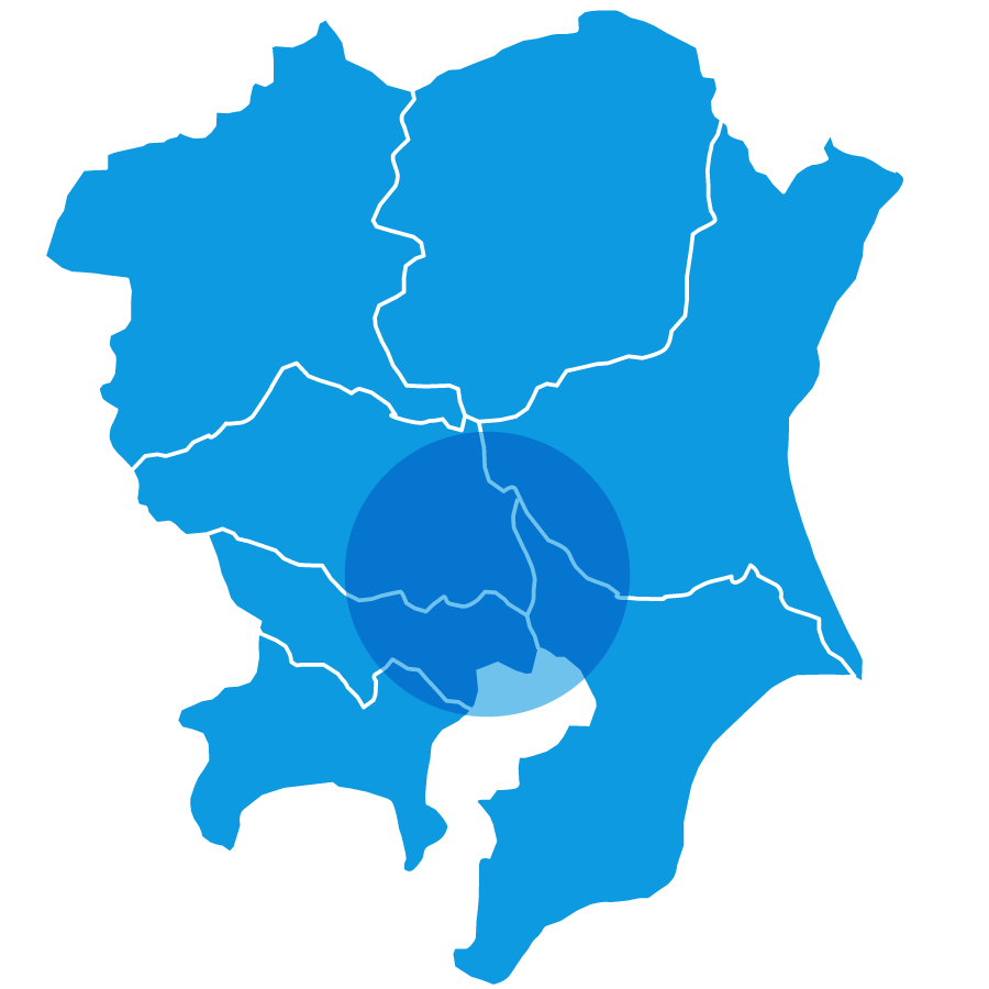 サービス対応エリアマップ